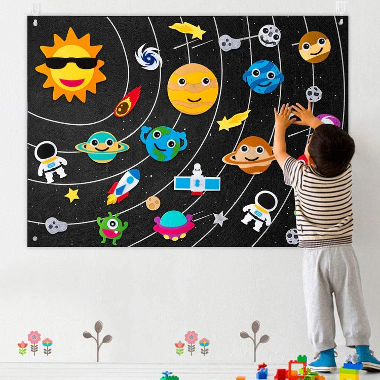 Busy Board Didattica in Feltro Montessori Montessori & Giocattoli