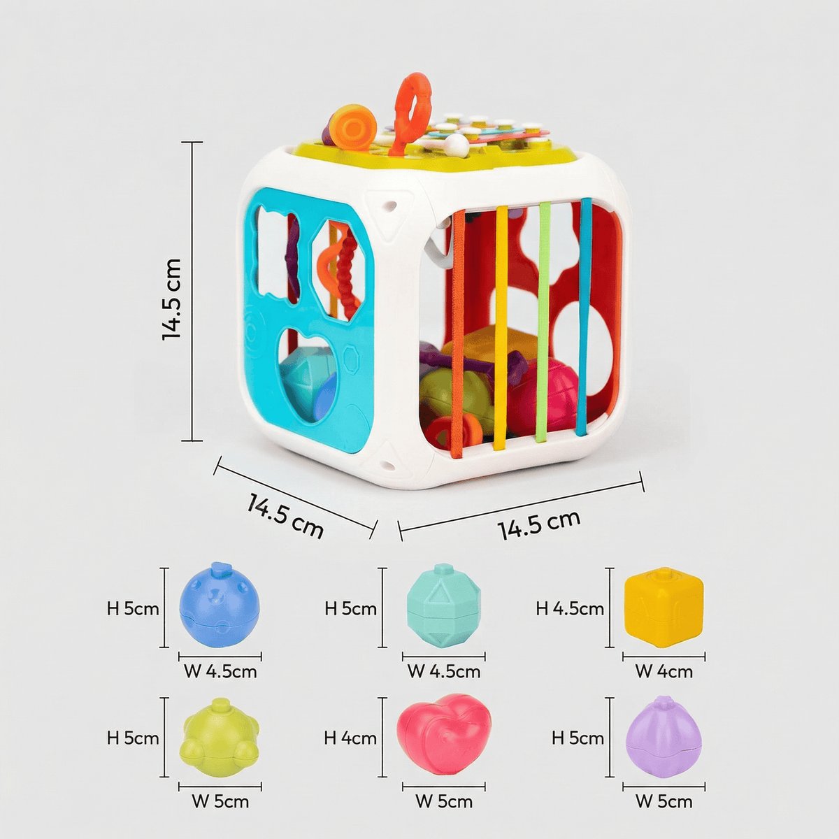 Cubo Attività Evolutivo Montessori Montessori & Giocattoli