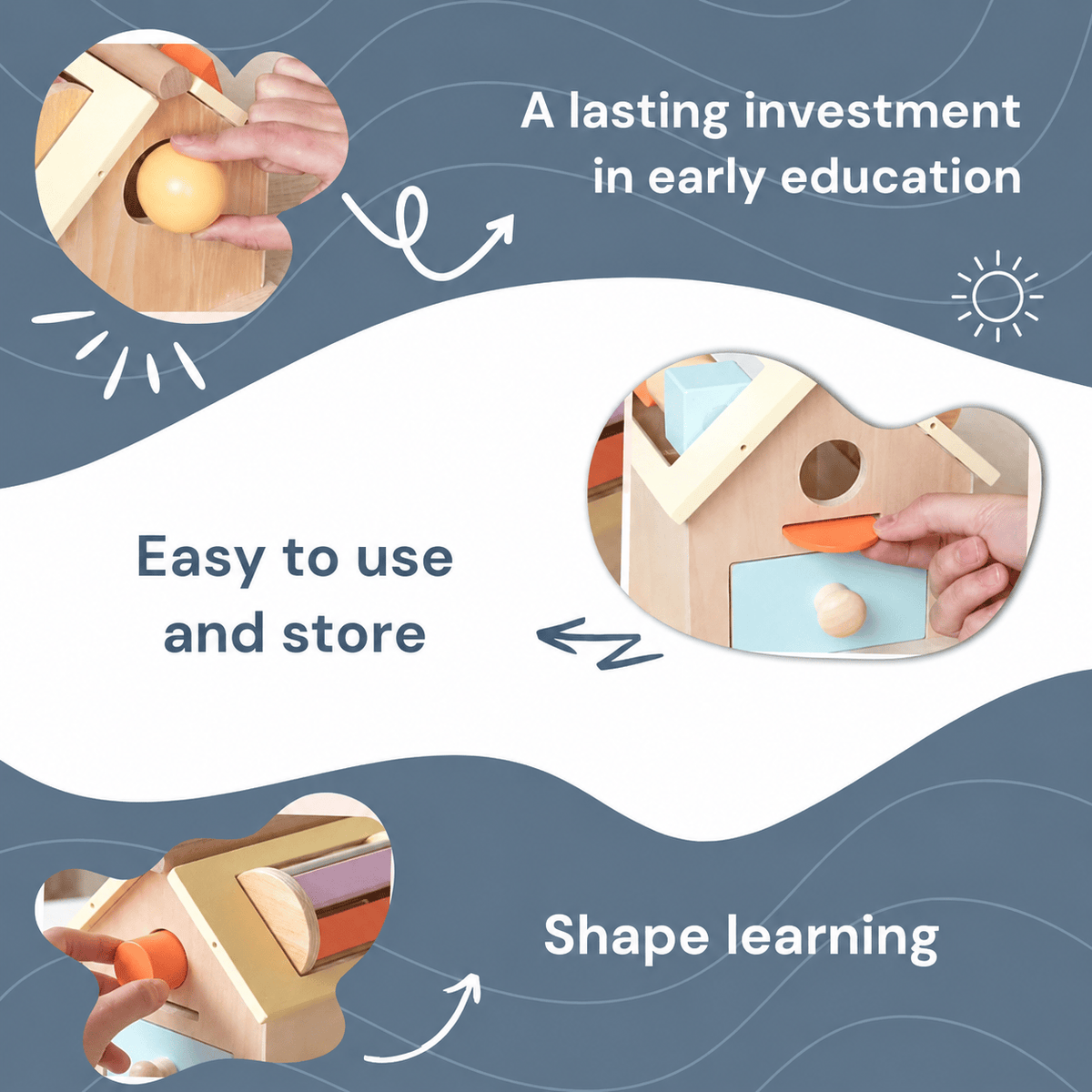 Gioco Educativo in Legno Montessori Montessori & Giocattoli