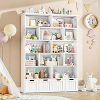 Kids Toy Storage 4 Drawers 13 Shelves Montessori & Toys