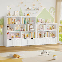Kids Toy Storage 4 Drawers 8 Shelves Montessori & Toys