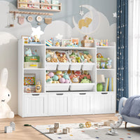 Kids Toy Storage 7 Cubbies 6 Boxes 4 Drawers Montessori & Toys