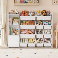 Kids Toy Storage 8 Boxes 4 Shelves Montessori & Toys