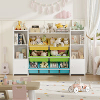 Kids Toy Storage Unit 8 Removable Boxes Montessori & Toys