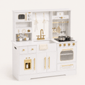 Kids Wooden Play Kitchen Toy with Sink Set Montessori & Toys