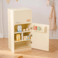 Kids Wooden Toy Fridge Play Kitchen Set Montessori & Toys
