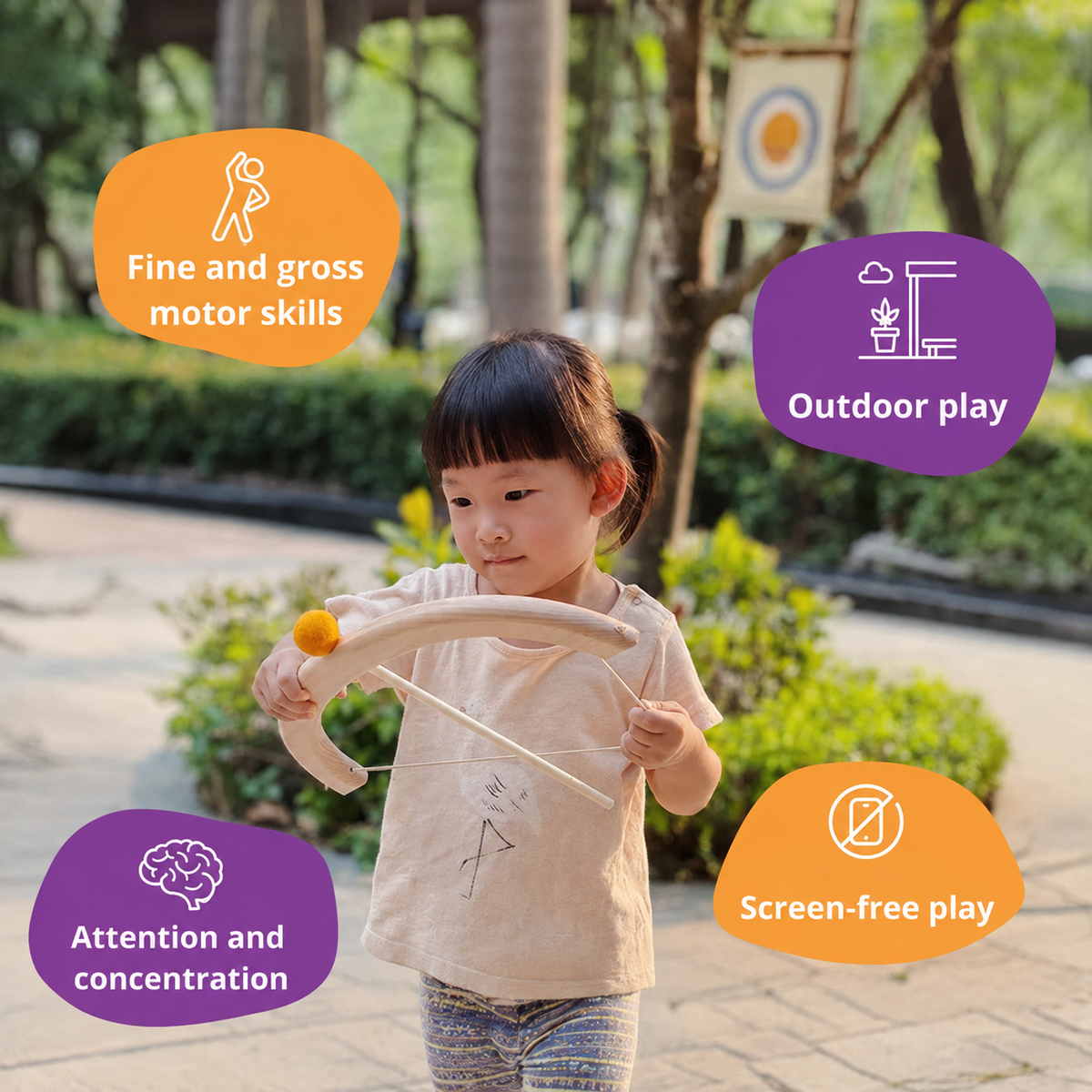 Kit Arco e Frecce Montessori Montessori & Giocattoli