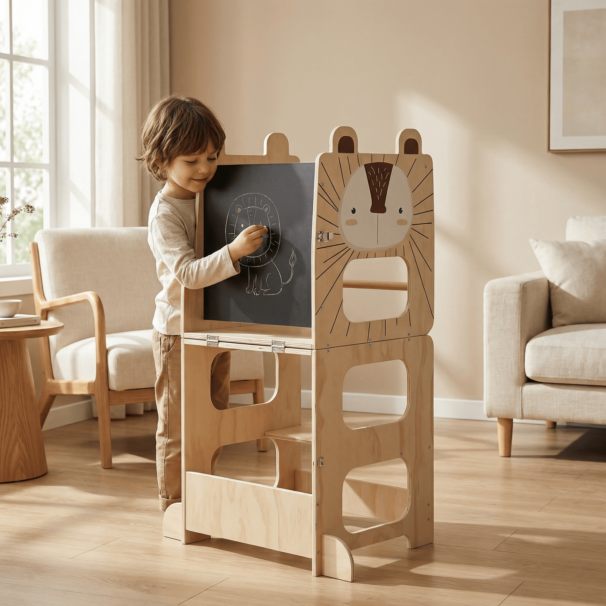 Montessori 3-in-1 Learning Tower L'atelier Montessori