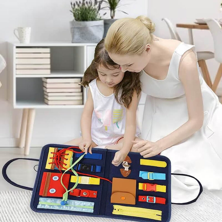 Montessori Activity Busy Board L'atelier Montessori