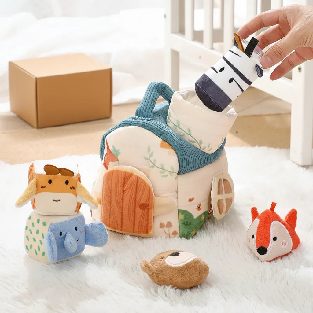 Montessori Activity Cube with Sensory Elements L'atelier Montessori