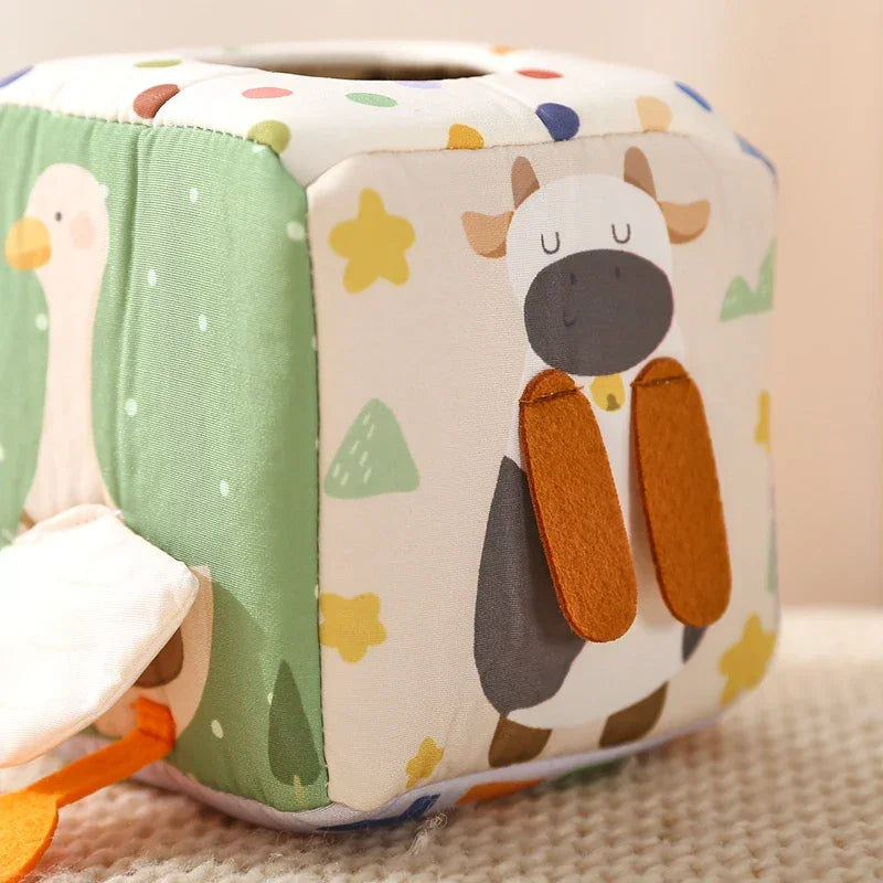 Montessori Activity Cube with Sensory Elements L'atelier Montessori