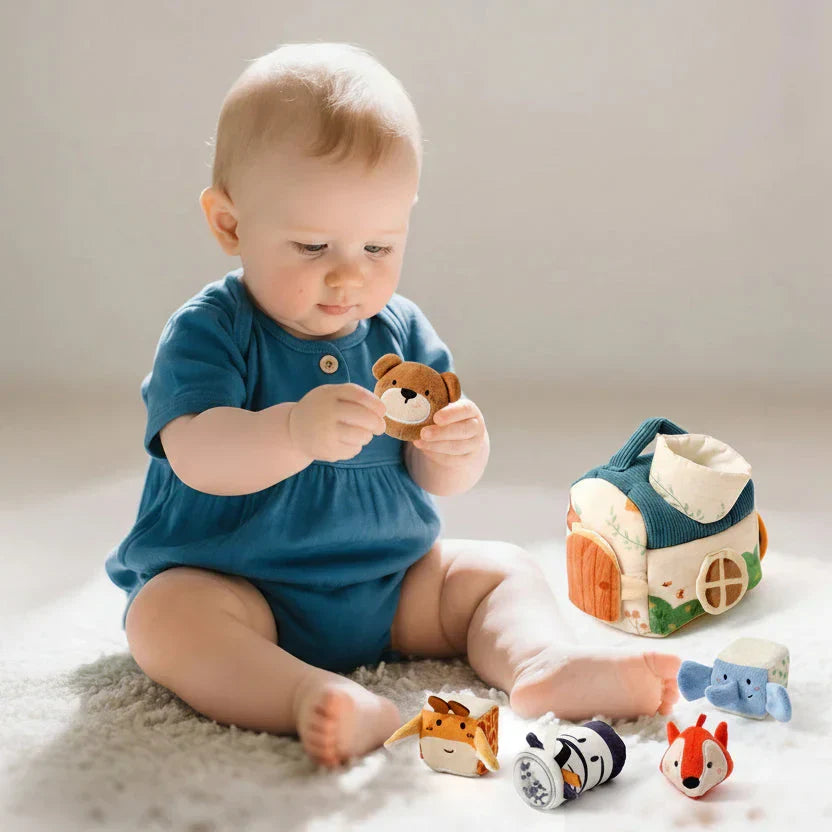 Montessori Activity Cube with Sensory Elements L'atelier Montessori