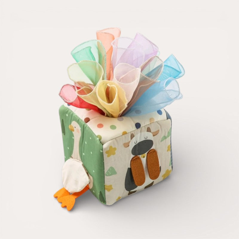Montessori Activity Cube with Sensory Elements L'atelier Montessori
