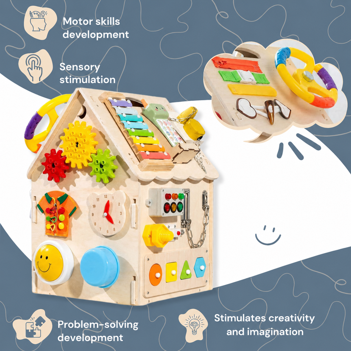 Montessori Activity Play House L'atelier Montessori
