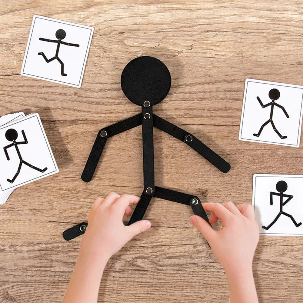 Montessori Articulated Wooden Figure L'atelier Montessori