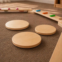 Montessori Balance Beams and Stones L'atelier Montessori