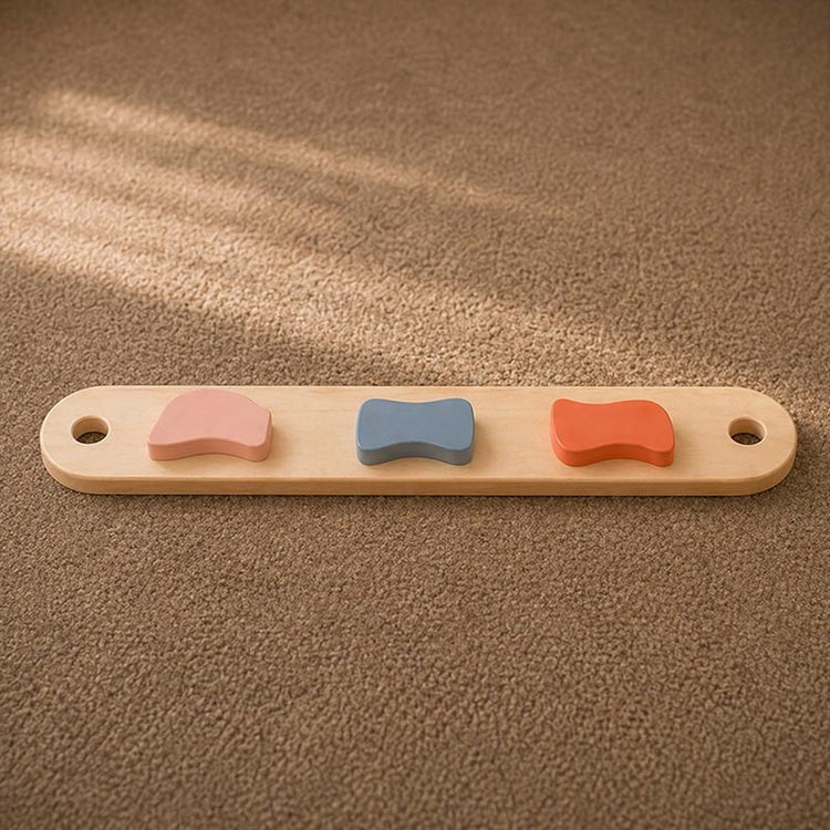 Montessori Balance Beams and Stones L'atelier Montessori