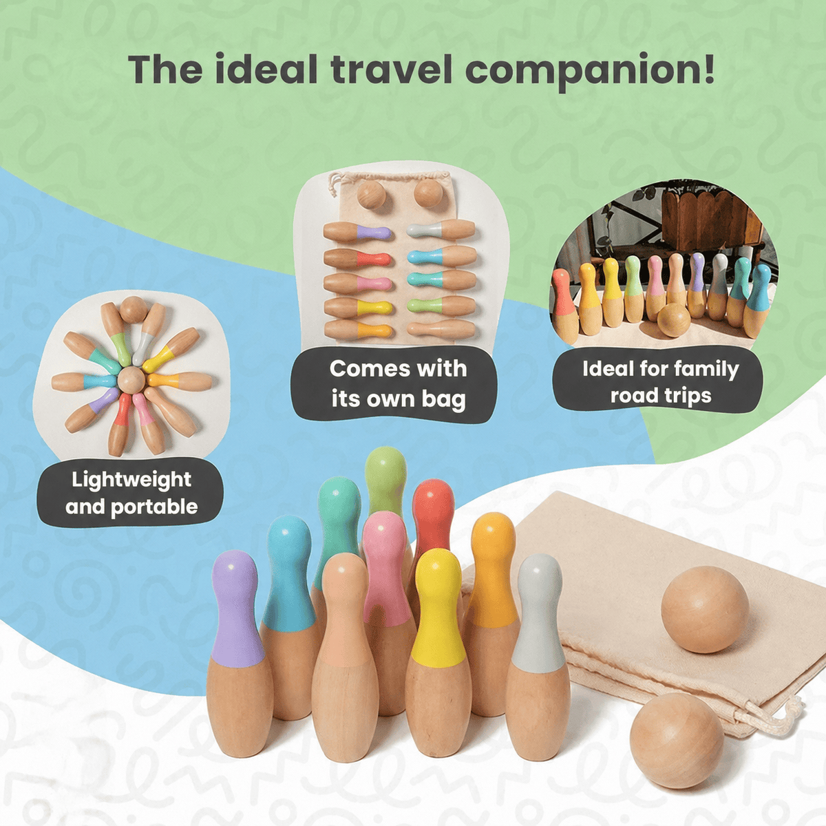 Montessori Bowling Game L'atelier Montessori