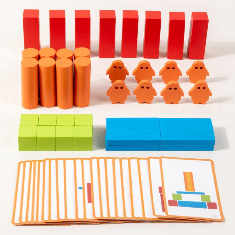 Montessori Building Game L'atelier Montessori