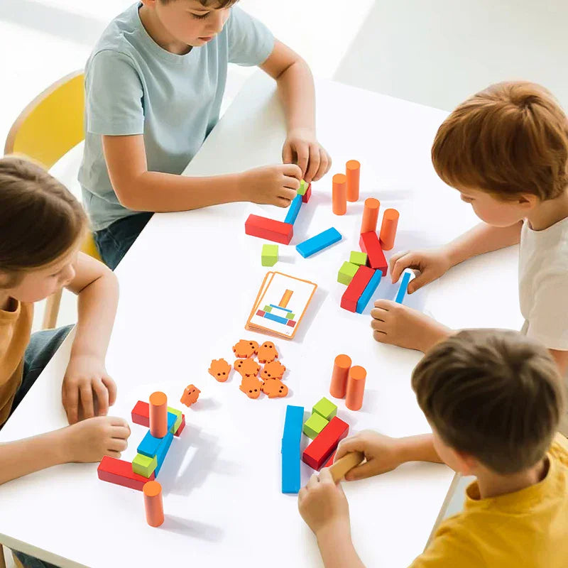 Montessori Building Game L'atelier Montessori