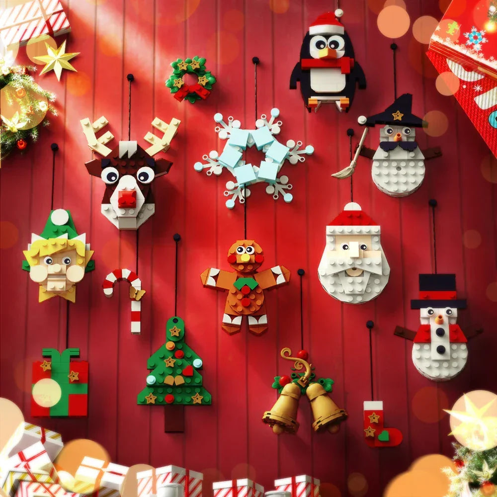 Montessori Christmas Construction Game L'atelier Montessori