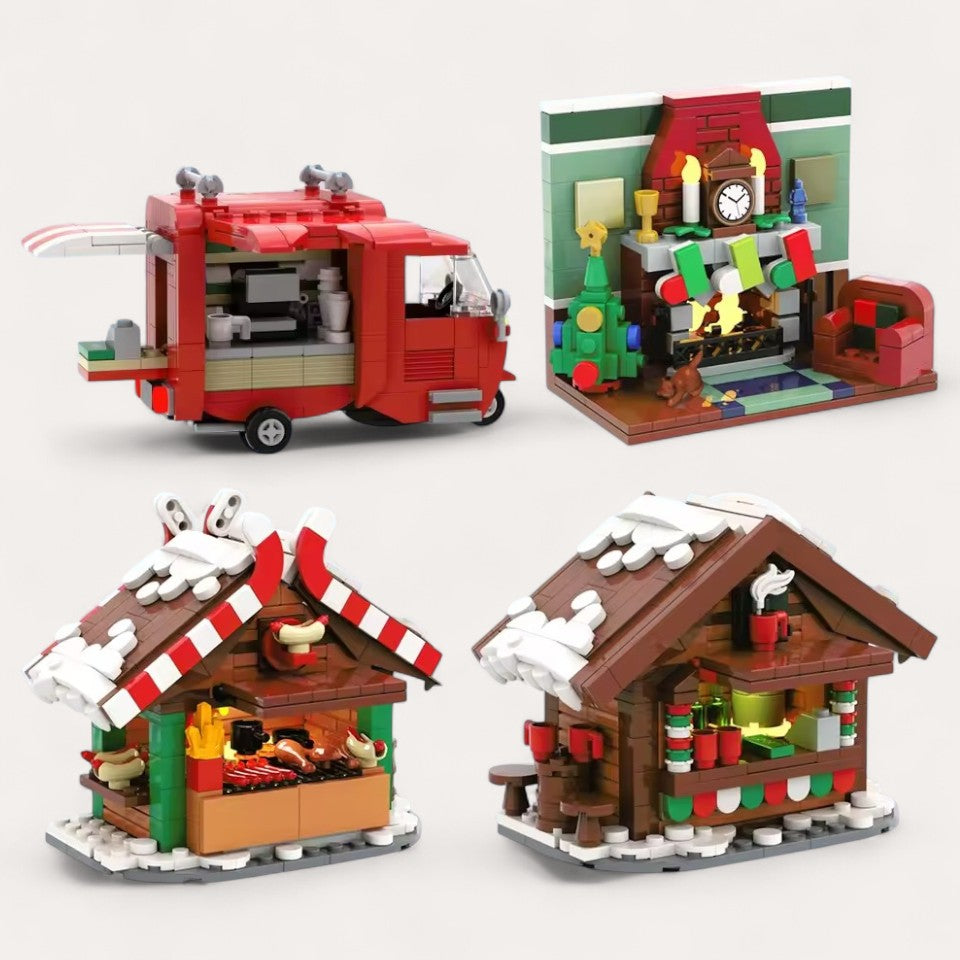 Montessori Christmas Construction Game L'atelier Montessori