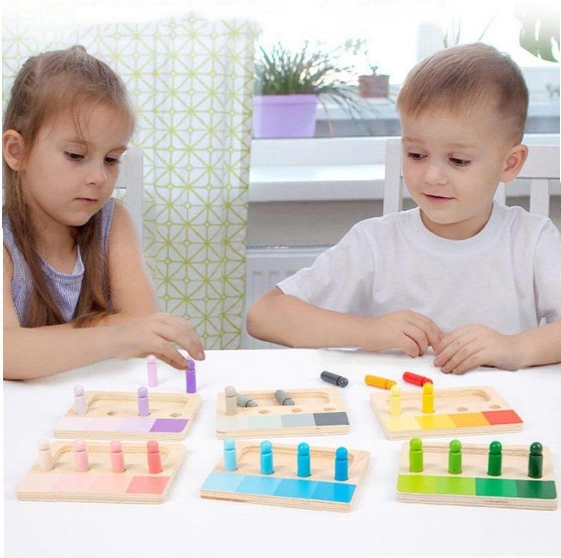 Montessori Color Recognition Game L'atelier Montessori