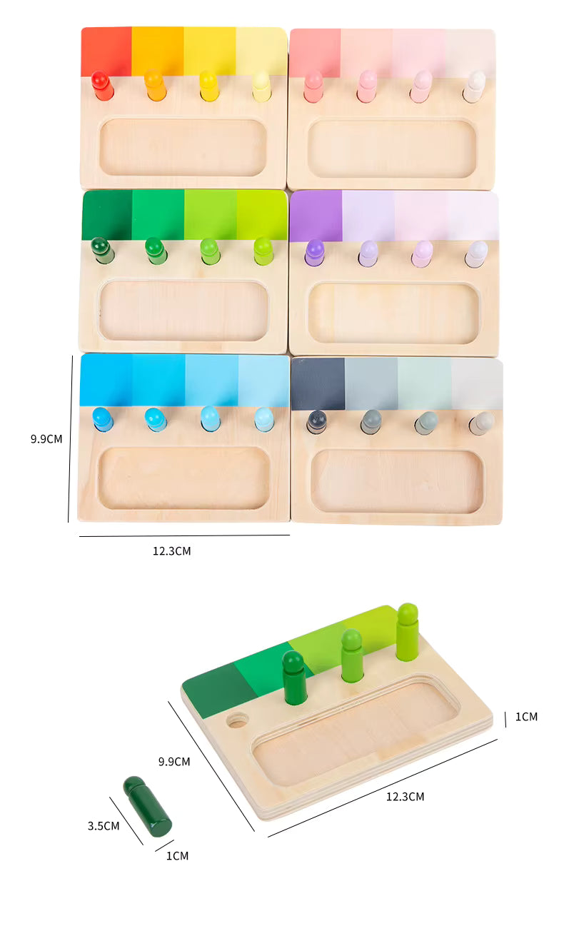 Montessori Color Recognition Game L'atelier Montessori