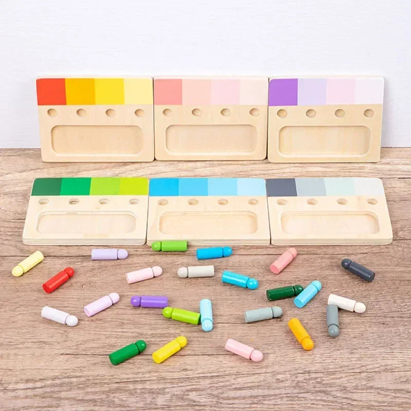 Montessori Color Recognition Game L'atelier Montessori