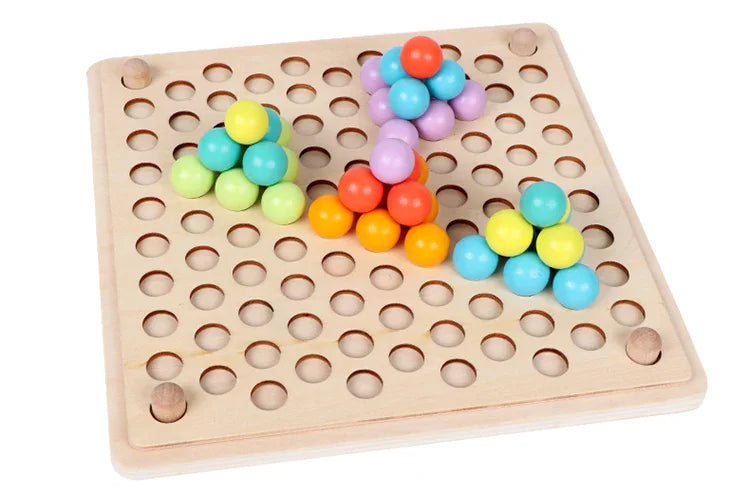 Montessori Colors and Beads Busy Board L'atelier Montessori