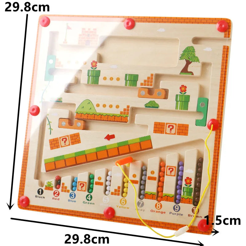 Montessori Colors and Numbers Maze L'atelier Montessori