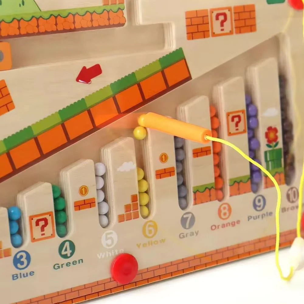 Montessori Colors and Numbers Maze L'atelier Montessori