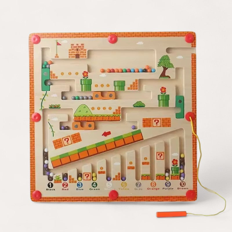 Montessori Colors and Numbers Maze L'atelier Montessori