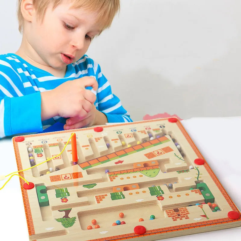 Montessori Colors and Numbers Maze L'atelier Montessori
