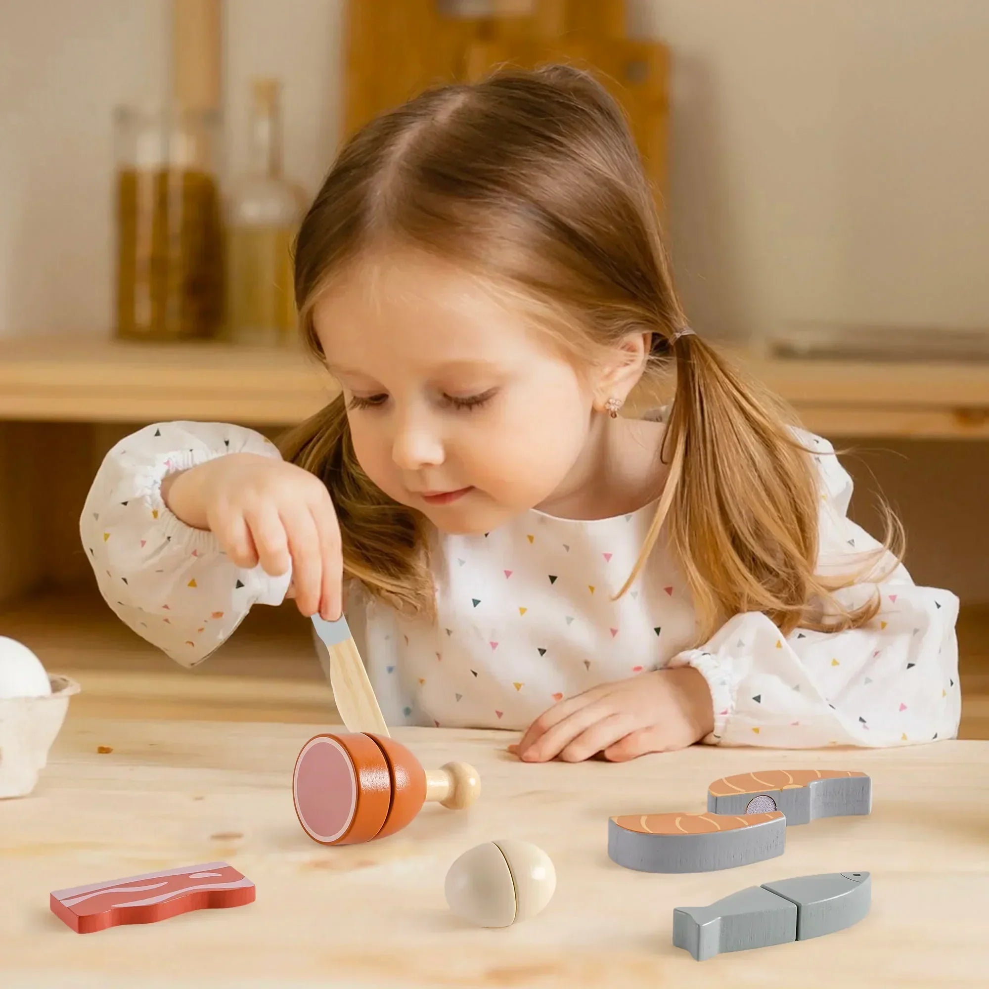 Montessori Cutting Fruit Set L'atelier Montessori