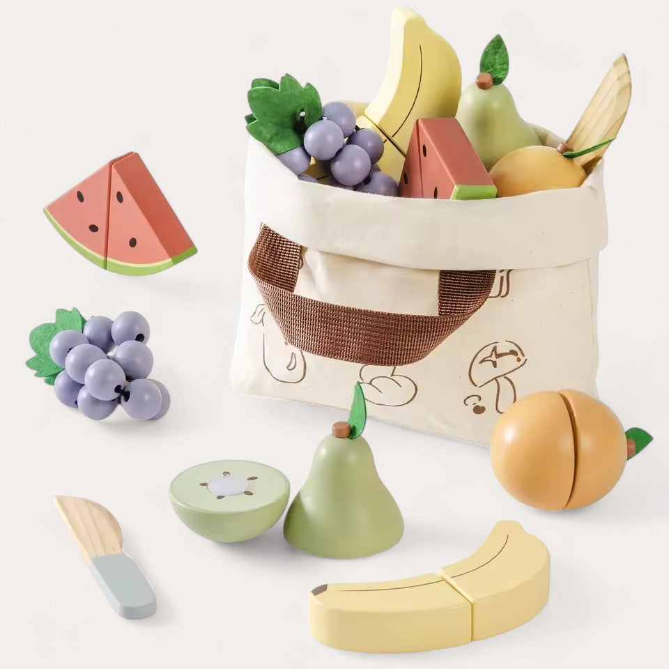 Montessori Cutting Fruit Set L'atelier Montessori