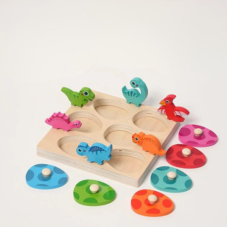Montessori Dinosaur Hatching Puzzle L'atelier Montessori