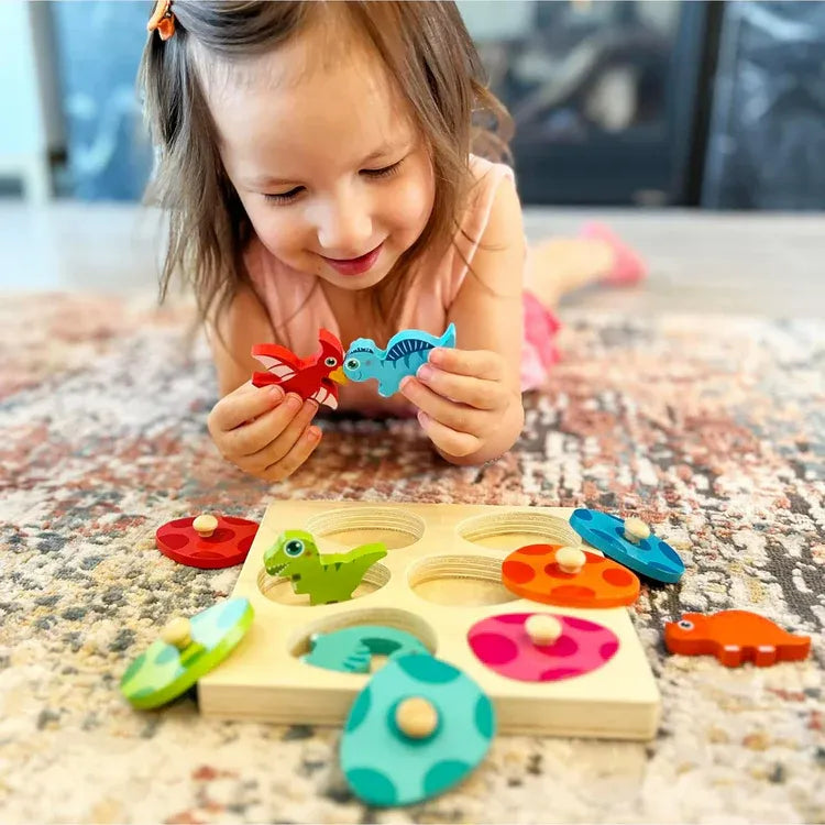 Montessori Dinosaur Hatching Puzzle L'atelier Montessori