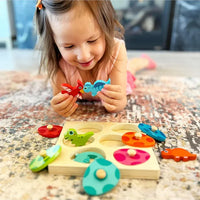 Montessori Dinosaur Hatching Puzzle L'atelier Montessori