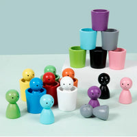 Montessori Dolls and Colorful Shapes Toy L'atelier Montessori