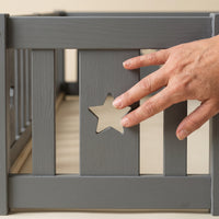 Montessori Double Floor Bed with Star Rails L'atelier Montessori