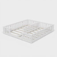 Montessori Double Floor Bed with Star Rails L'atelier Montessori