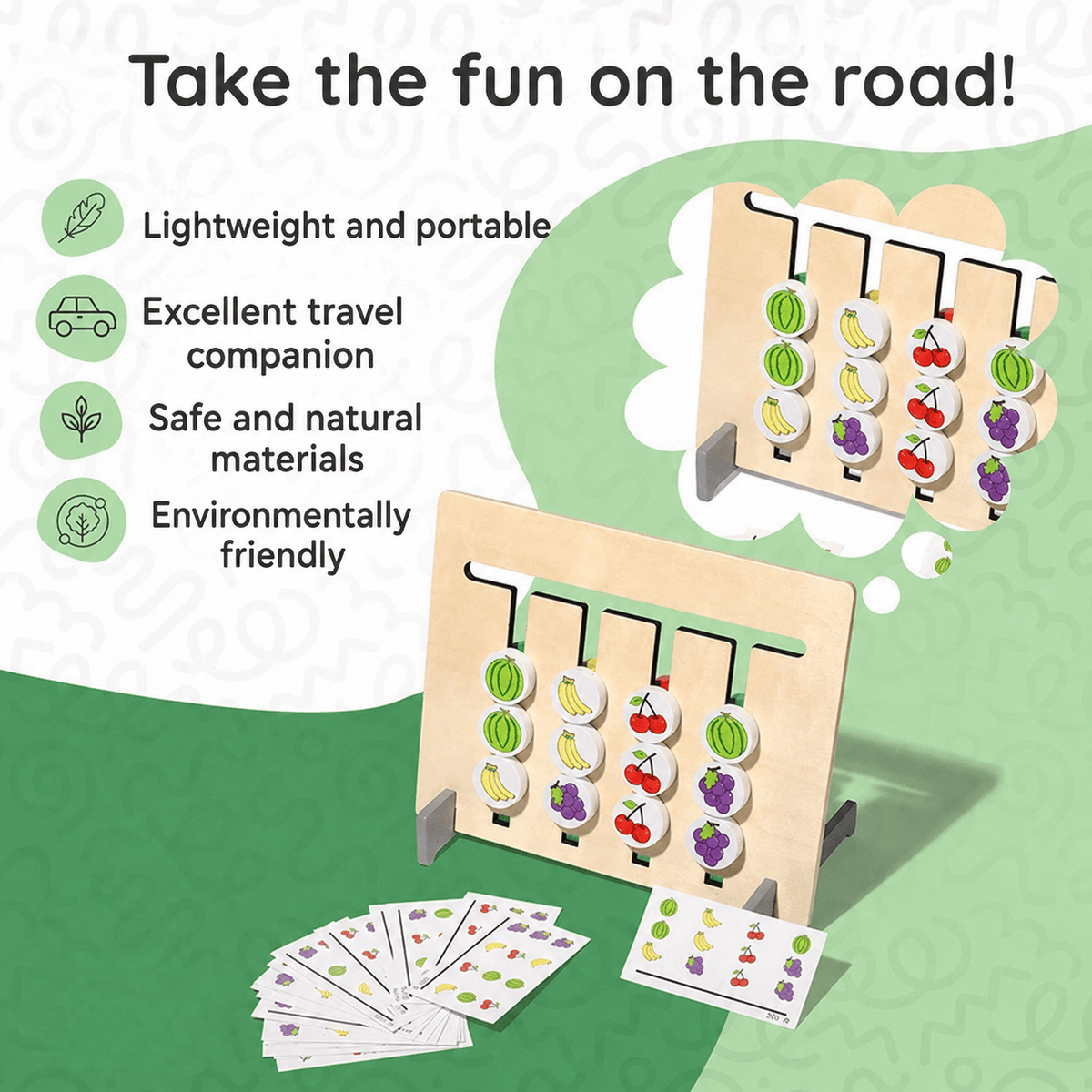Montessori Double-Sided Matching Game L'atelier Montessori