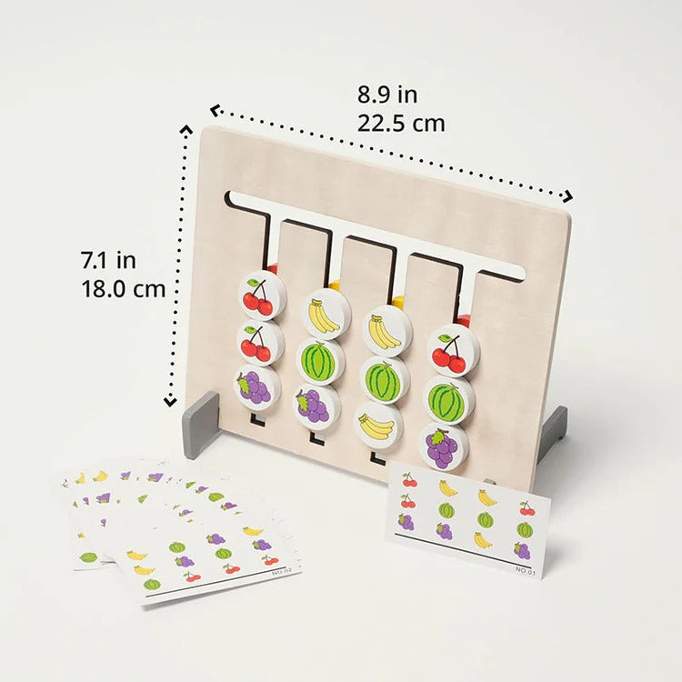 Montessori Double-Sided Matching Game L'atelier Montessori
