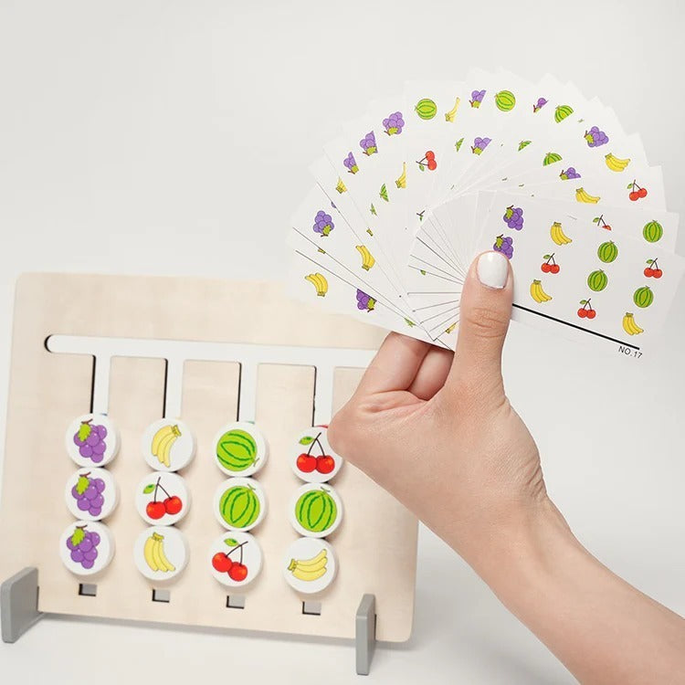Montessori Double-Sided Matching Game L'atelier Montessori