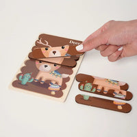 Montessori Double-Sided Puzzles L'atelier Montessori