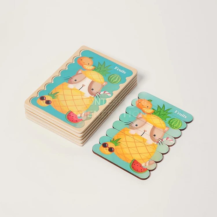 Montessori Double-Sided Puzzles L'atelier Montessori