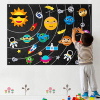 Montessori Felt Learning Busy Board L'atelier Montessori