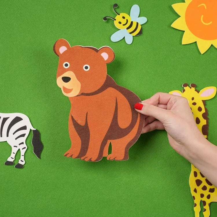 Montessori Felt Learning Busy Board L'atelier Montessori