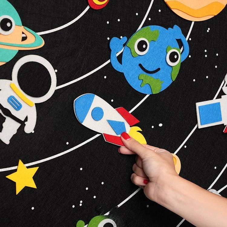 Montessori Felt Learning Busy Board L'atelier Montessori